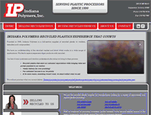 Tablet Screenshot of indianapolymers.com
